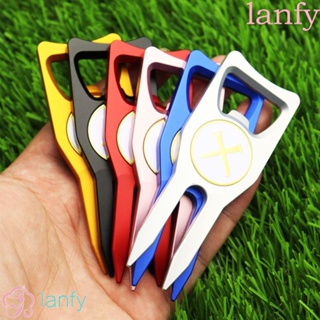 Lanfy ส้อมไม้กอล์ฟ โลหะผสมสังกะสี น้ําหนักเบา ออกแบบตามสรีรศาสตร์ อเนกประสงค์