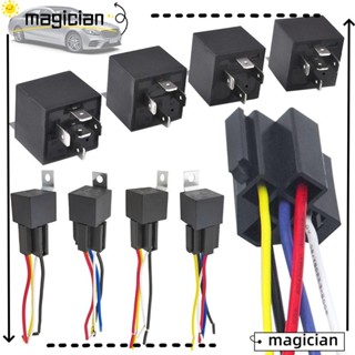 Mag รีเลย์รถยนต์ กันน้ํา พร้อมซ็อกเก็ตรีเลย์ JD1912 JD1914 JD2912 JD2914 12V 24V 40A