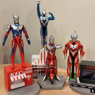 โมเดลฟิกเกอร์ อุลตร้าแมน KFC August Tiga Zeta Jed Zero Ultraman 2023KFC ของเล่นสําหรับเด็ก