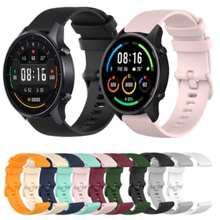 สายนาฬิกาข้อมือ ซิลิโคนนิ่ม 22 มม. สําหรับ Xiaomi MI Watch Color Sport Global Version Smart Wristbands Soft Sports Bracelet Belt For Garmin Venu 2