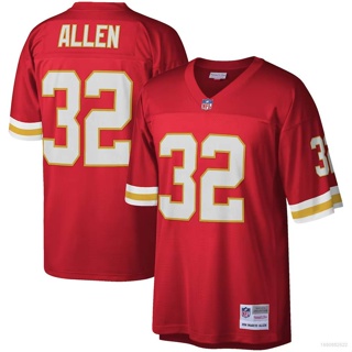 Qy 1994 เสื้อยืดลําลอง แขนสั้น พิมพ์ลาย NFL Kansas City Chiefs Jersey Marcus Allen Football สําหรับผู้ชาย พลัสไซซ์