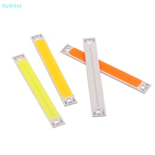 Xo94ol แถบไฟ LED COB 3V-4V DC 60 มม. 8 มม. 1W 3W สีขาว น้ําเงิน แดง สําหรับจักรยาน DIY TH