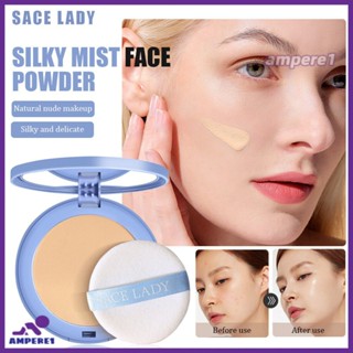 Sace Lady Oil-control Compact Powder Waterproof Matte Long Lasting Flawless Oil-controlling Makeup -AME1