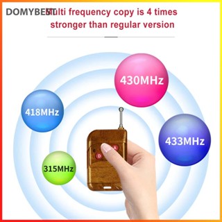 ❤ Domybest รีโมตคอนโทรลไร้สาย 433.92 MHz สําหรับประตูโรงรถ บ้าน