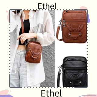 Ethel1 กระเป๋าสะพายไหล่ หนัง PU อเนกประสงค์ สําหรับใส่โทรศัพท์มือถือ