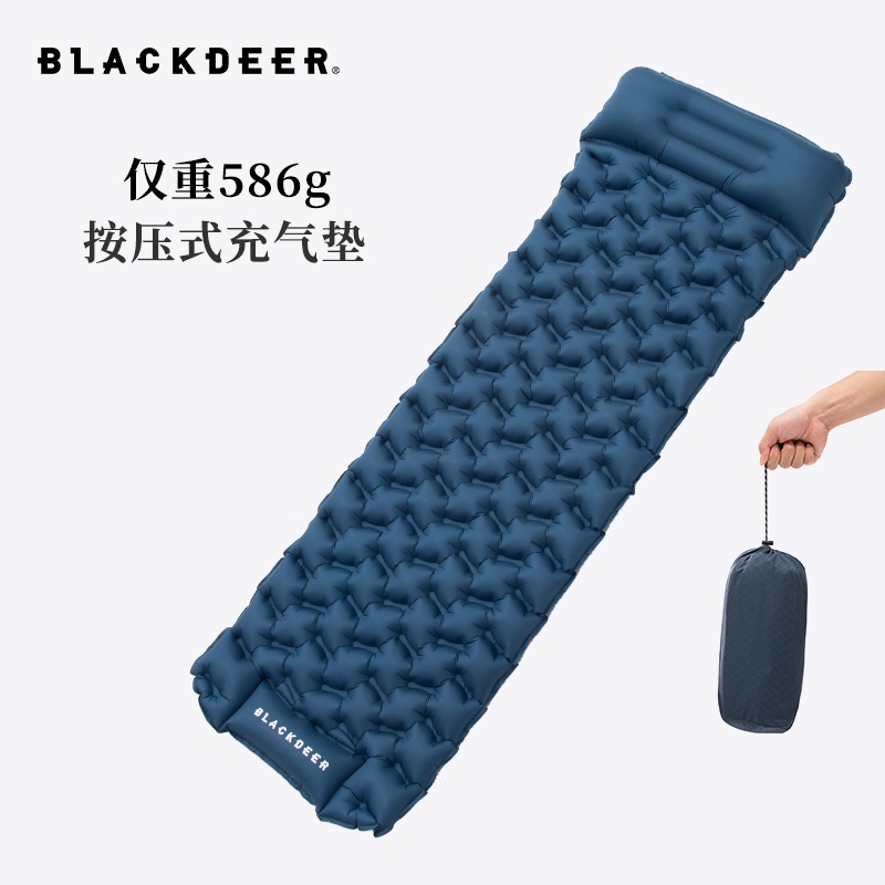 BLACKDEER แผ่นเป่าลมแบบกดกลางแจ้ง, แผ่นรองนอนกันความชื้นแบบหนาเดียว