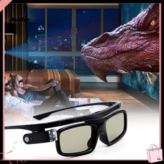 [Sy] Gl1800 แว่นตา 3D ความละเอียดสูง น้ําหนักเบา สีดํา สําหรับโปรเจคเตอร์ DLP LINK 3D Tv