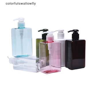 Colorfulswallowfly ขวดพลาสติกเปล่า PET สําหรับใส่แชมพูเหลว 280 มล.