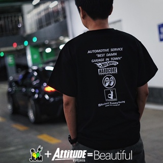 Attitude Japan JDM เสื้อยืดแขนสั้น ลายจรวด กระต่าย Toyota 86 BRZ