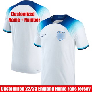 เสื้อกีฬาแขนสั้น ลายทีมชาติฟุตบอล World Cup England 22-23 ชุดเหย้า สําหรับผู้ชาย