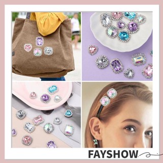 Fay กระดุม ทรงกลม ประดับโบว์ DIY สําหรับตกแต่งเสื้อผ้า สมุดภาพ งานแต่งงาน