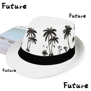 Future หมวกชายหาด หมวก Fedora หมวกคู่รัก หมวกกันแดด หมวกแจ๊ส