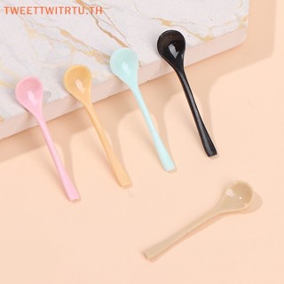 Trtu ช้อนโยเกิร์ต ไอศกรีม ขนมหวาน โยเกิร์ต ขนาดเล็ก 1:12 อุปกรณ์เสริม สําหรับตกแต่งบ้านตุ๊กตา 1 ชิ้น