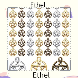 Ethel1 จี้รูปดาวห้าแฉก สไตล์โบราณ สําหรับทําเครื่องประดับ พวงกุญแจ