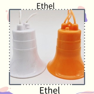 Ethel1 อะแดปเตอร์ฐานหลอดไฟ LED E27 พลาสติก กันน้ํา ทนทาน