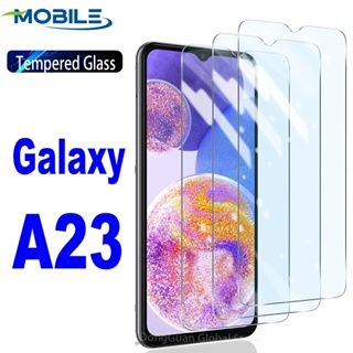 ฟิล์มกระจกนิรภัยกันรอยหน้าจอ 9H กันรอยนิ้วมือ สําหรับ Samsung Galaxy A23