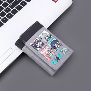 Blue Archive Peripheral Takanashi Hoshino Sunaōkami Shiroko Tendou Arisu Japanese short wallet card case กระเป๋าสตางค์ ใบสั้น