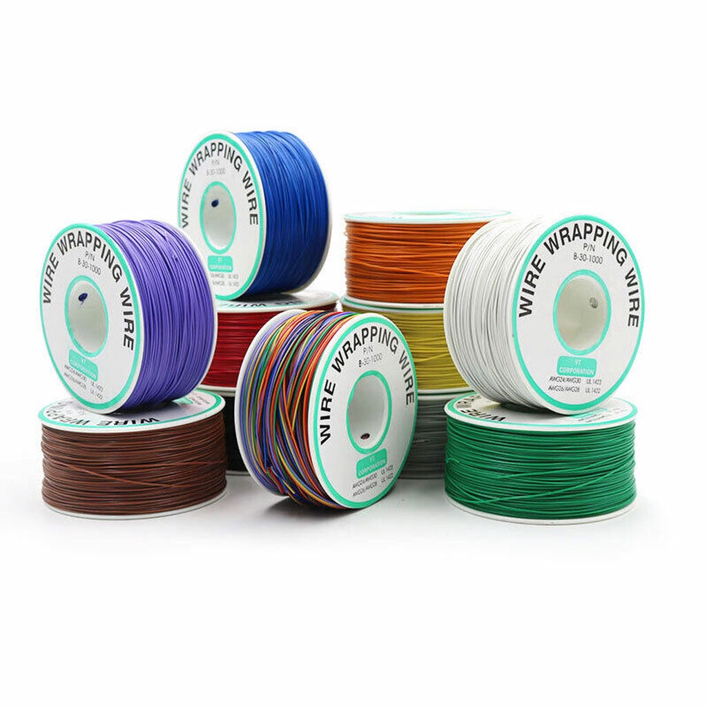 Wire Wrapping Wire 305M 30AWG 1 ม้วน (305 เมตร) สายไฟบัดกรี PCB ราคา ถูกที่สุด ดีลบีเคเค แกลเลอรีภาพที่ 3