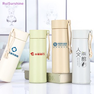 Ruisurshine ใหม่ ขวดน้ําดื่ม ขนาด 400 มล. แบบพกพา พร้อมเชือกคล้อง สําหรับเดินทาง เล่นกีฬา น้ําผลไม้ นม เครื่องดื่ม