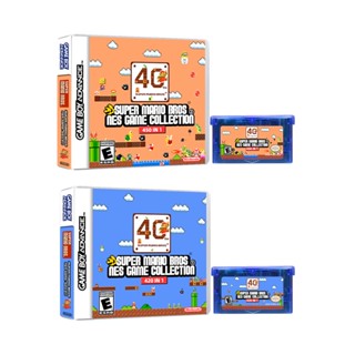 การ์ดเกมคอนโซลวิดีโอเกม GBA Mario 40th Series 420 450 in 1 ของเล่นสําหรับเด็ก