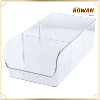 Rowans ตะกร้าเก็บชา แบบใส ถอดออกได้ กันลื่น ทนทาน สําหรับห้องนอน