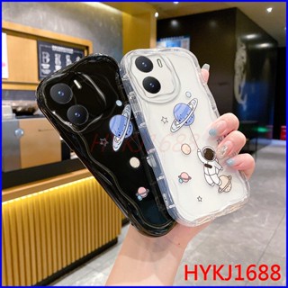 เคส Vivo Y16 tpu ใส พิมพ์ลายครีม แฟชั่น คู่รัก เคสโทรศัพท์ softcase NYW