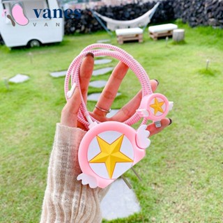 Vanes1 เคสป้องกันสายชาร์จ ป้องกันการแตก ลายการ์ตูนสัตว์