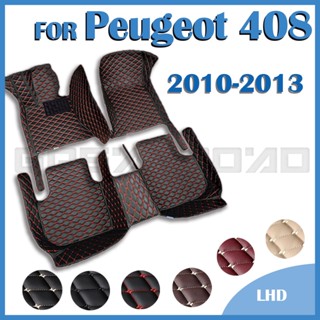 แผ่นรองพื้นรถยนต์ RHD อุปกรณ์เสริม สําหรับ Peugeot 408 2010 2011 2012 2013