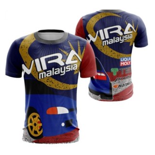 เสื้อกีฬาแขนสั้น 4 DESIGN Proton WIRA Special Edition Jersey Sublimation ป้องกันรังสียูวี ไซซ์ XS - 3XL