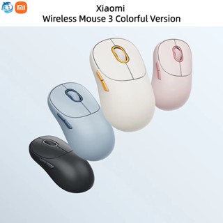 Xiaomi MI Mijia เมาส์ไร้สายบลูทูธ 3 เสียงเงียบ เสียงเงียบ ขนาดเล็ก หลากสี สําหรับแล็ปท็อป คอมพิวเตอร์ตั้งโต๊ะ เล่นเกม ตัวผู้ และตัวเมีย