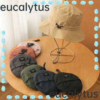 Eucalytus1 หมวกชาวประมง พับได้ ลําลอง เดินป่า หมวกปานามา