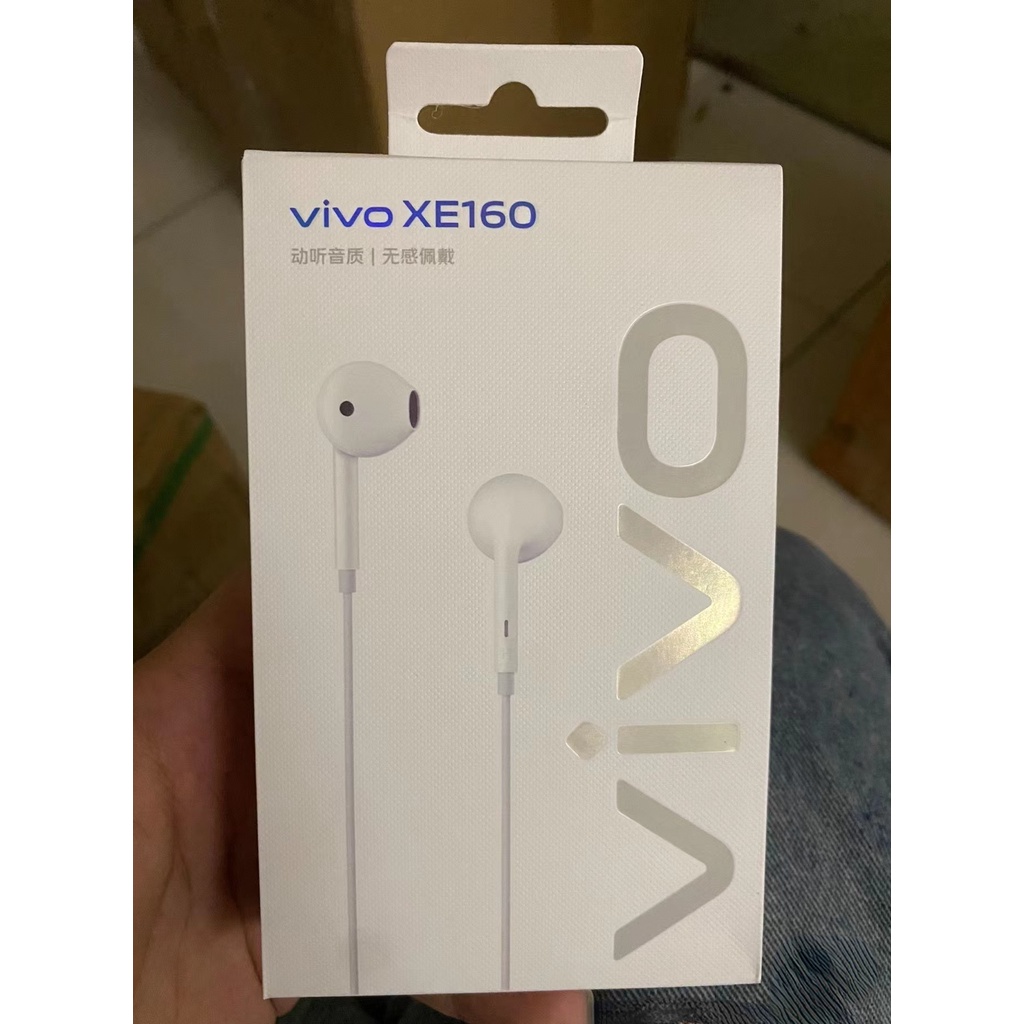 ของแท้ หูฟังอินเตอร์เฟซ ทรงกลม 3.5 มม. พร้อมปลั๊กหูฟัง สําหรับ VIVO XE160 Android