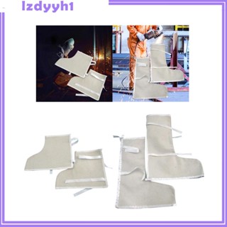 [JoyDIY] ผ้าคลุมรองเท้าบูท ผ้าแคนวาส ป้องกันรอย สําหรับงานเชื่อม 2 ชิ้น