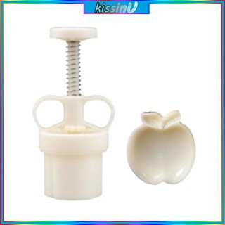 Kiss แม่พิมพ์พลาสติก รูปแอปเปิ้ลน่ารัก 50 กรัม สําหรับทําขนมไหว้พระจันทร์ DIY