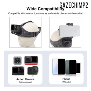 [Gazechimp2] สายคล้องกล้องแอคชั่น แบบสวมหัว สําหรับโทรศัพท์มือถือ