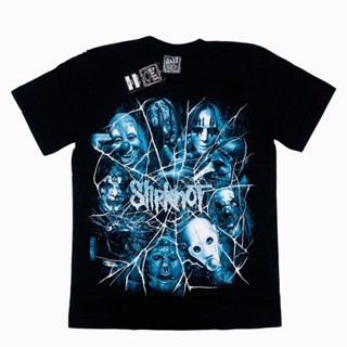 【HOT】 [100% Cotton]เสื้อวง Slipknot เสื้อวงดนตรี The Maxx MS 162