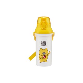 Skater Water Bottle Noraneko Gudan 480ml Childrens Antimicrobial Plastic Made in Japan PSB5SANAG-A