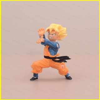 Yyds โมเดลฟิกเกอร์ Dragon Ball Son Goten Super Saiyan Kamehameha ของเล่น ของสะสม สําหรับเด็ก