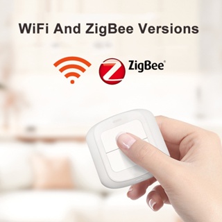 Zigbee รีโมตคอนโทรลไร้สาย สองปุ่ม