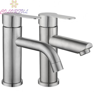 【COLORFUL】Faucet Bathroom Sink Faucets Hot Cold Faucet With Hand Bathroom Faucet