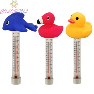 【COLORFUL】Reliable Floating Thermometer for Aquariums and Spa Accurate Temperature Reading