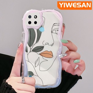 เคสโทรศัพท์มือถือ ซิลิกาใส แบบนิ่ม กันกระแทก พิมพ์ลาย สําหรับ Realme C21Y C25Y