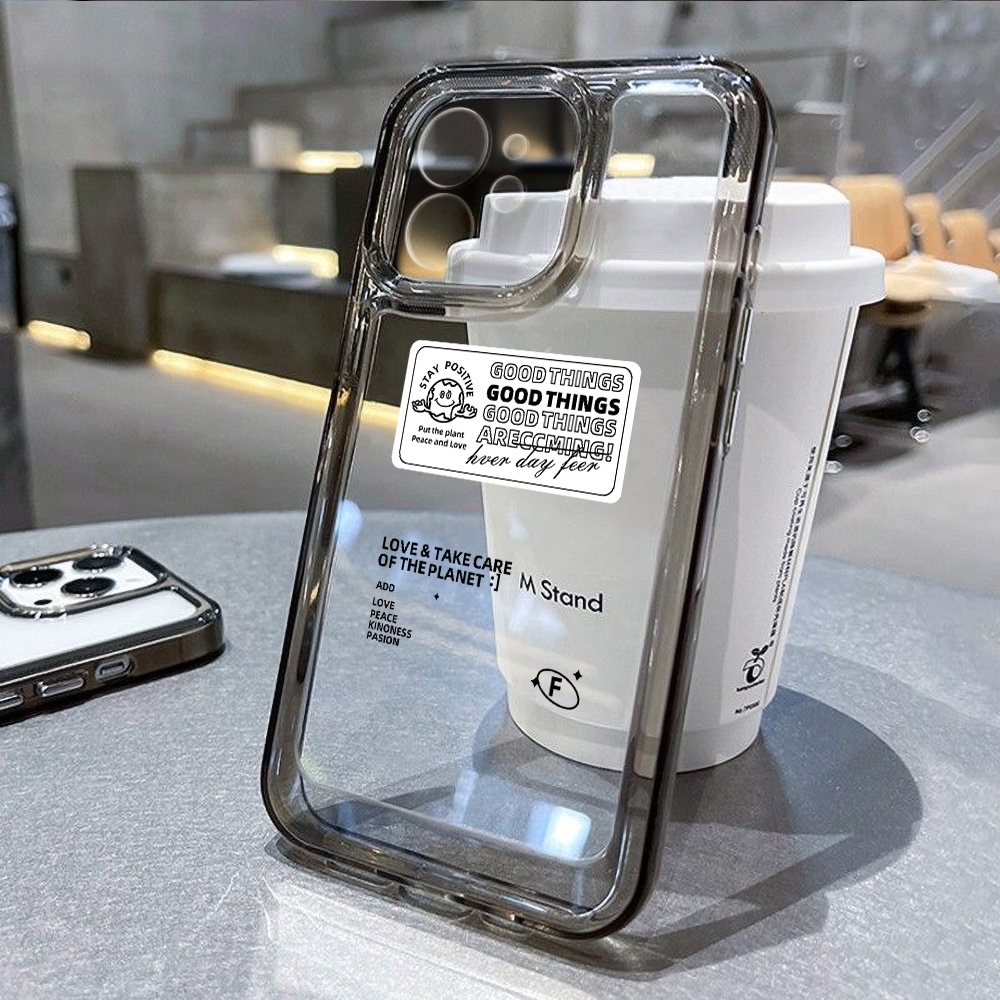 เคสโทรศัพท์ซิลิโคน TPU For iPhone 15 6 7 8 Plus 14 PRO MAX 13 12 11 Pro X XR XS Max SE 2020 ใส แบบนิ่ม กันกระแทก สําหรับ