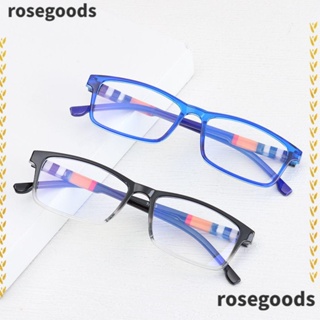 Rosegoods1 แว่นตาอ่านหนังสือ ใส่สบาย ป้องกันสายตา หรูหรา วินเทจ กรอบเบาพิเศษ