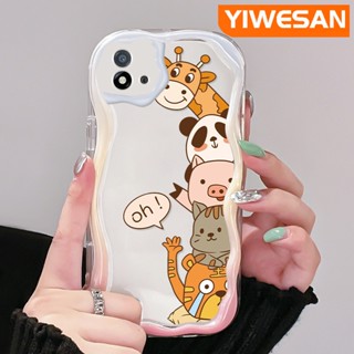 เคสโทรศัพท์มือถือ ซิลิกาใส แบบนิ่ม ลายสัตว์น่ารัก กันกระแทก สําหรับ Realme C20 C20A C11 2021 C11 2020 Narzo 50i