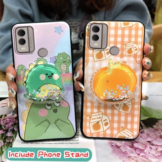 protective glisten Phone Case For Nokia C22 drift sand Waterproof Cute Anti-dust Durable Dirt-resistant Silicone Cartoon