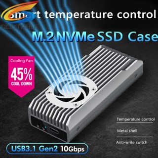 [Qcutable.th] เคส SSD 10Gbps M.2 NVME USB3.1 Gen2 Type-C สําหรับ 2230 2242 2260 2280