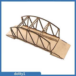 [Dolity1] โมเดลสะพานไม้ 1/72 ของขวัญ สไตล์ยุโรป DIY สําหรับเด็กผู้ชาย ผู้หญิง สถาปัตยกรรม โต๊ะทราย ไดโอราม่า