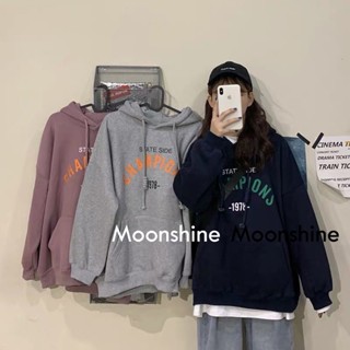 Moon เสื้อกันหนาว เสื้อคลุม ย้อนยุคในอเมริกา oversize 2023 NEW AG081118