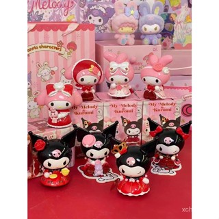 [พร้อมส่ง] ของแท้ MyMelody &amp; Kuromi Rose and BOHUE Series MyMelody Box แฮนด์เมด สําหรับตกแต่ง RFZ4